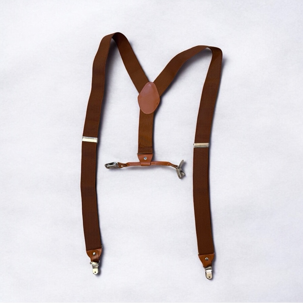 Nordstrom Brown Suspenders